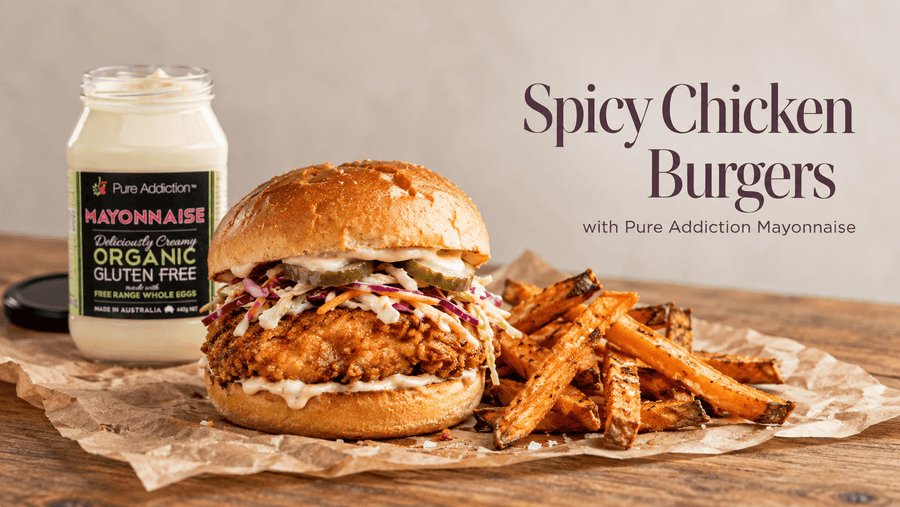 Spicy Fried Chicken Burger