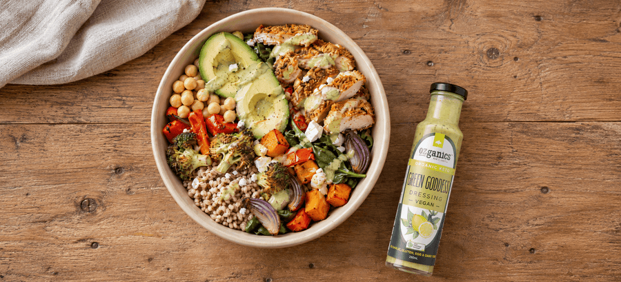 Crumbed Chicken Nourish Bowl