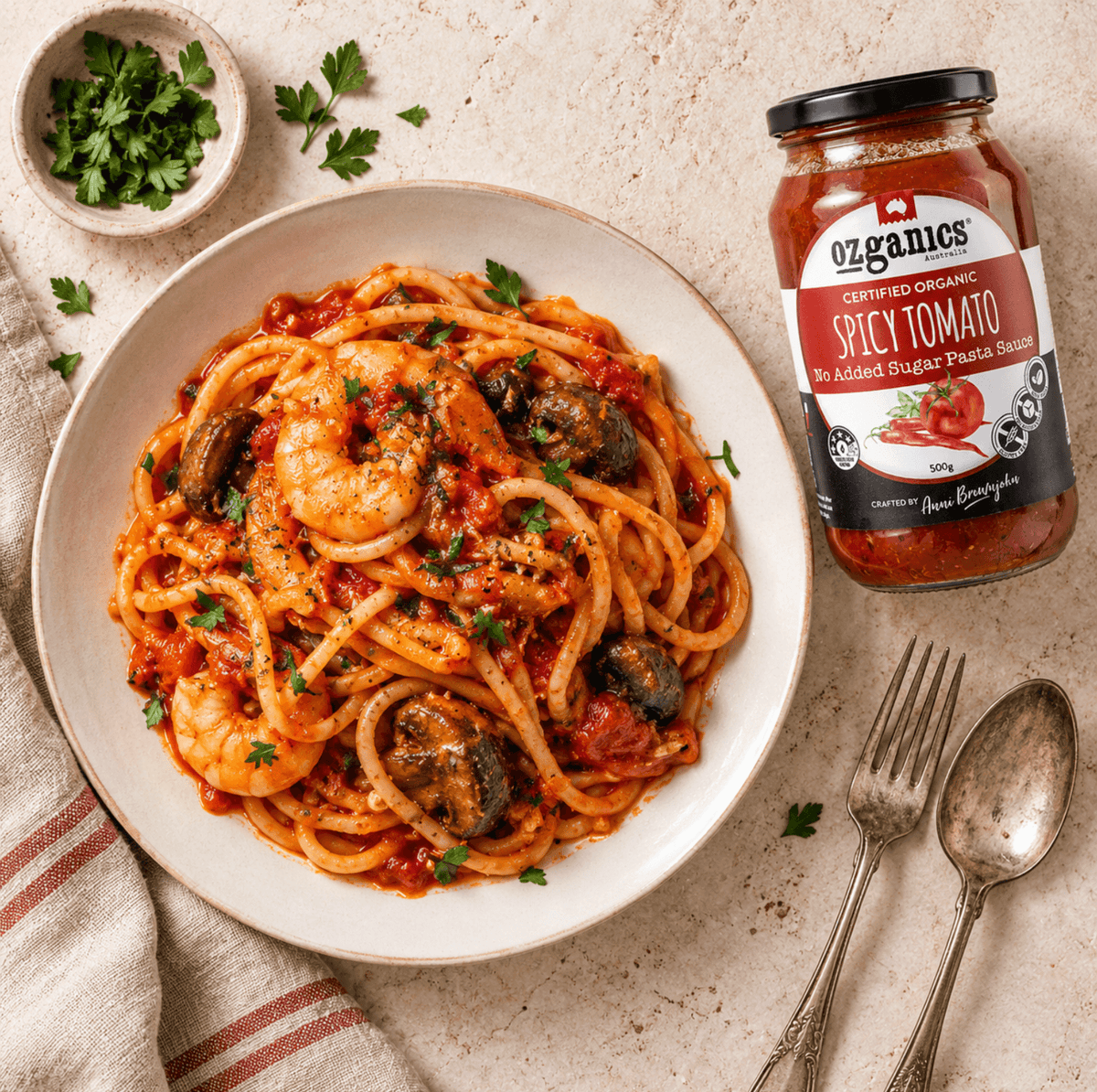 Spicy Tomato Pasta Sauce