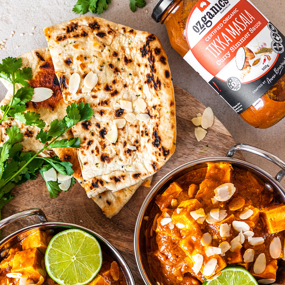 Tikka Masala with Tofu & Paneer Ozganics Australia